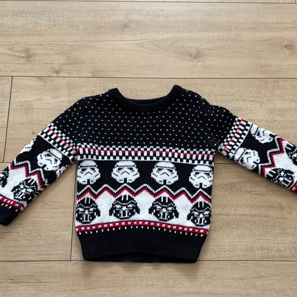 Hanna Andersson Black and White Kids Sweater